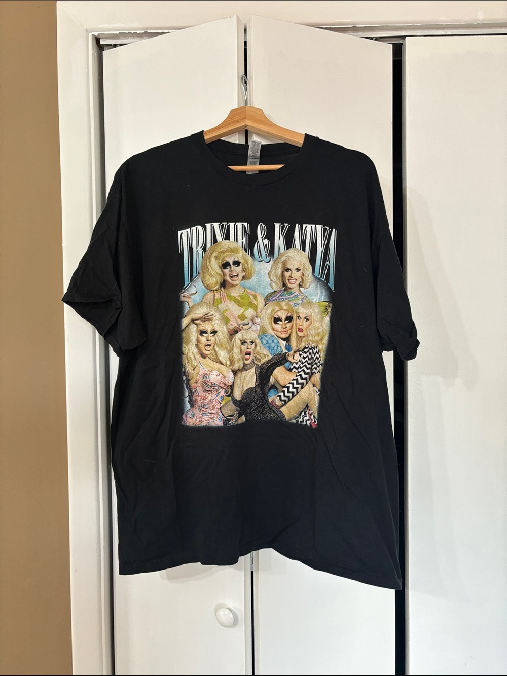 Gildan drag queen Black Graphic Tee featuring trixie  & Katya